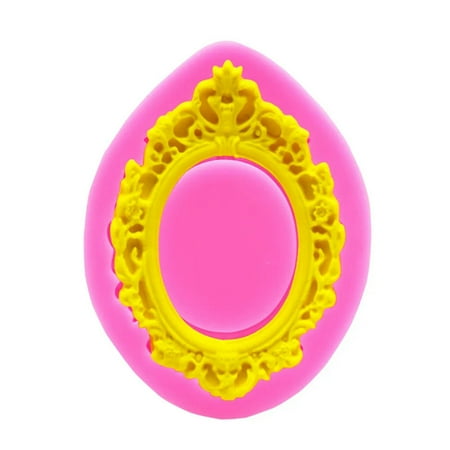 

BLOPQ 3D Frame Silicone Fondant Mold Cake Decorating Chocolate Baking Mould Tools-default