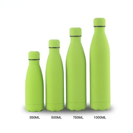 

350/500/750/1000ml Insulated Stainless Steel Water Bottle Thermos Mug Rubber Painted Surface Vacuum Flask Coffee Cup Bottle