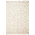 thumbnail image 4 of SAFAVIEH Sparta Siomha Geometric Polyester Shag Area Rug, Ivory/Beige, 4' x 6', 4 of 8
