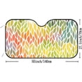 thumbnail image 3 of GZHJMY Car Front Windshield Sunshade UV Heat Protection, Foldable Auto Windshield Sun Visor for Sedan SUV Abstract Colorful Pattern, Car Sunscreen51x27.5inch Keep Vehicle Cool, 3 of 6