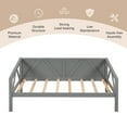 thumbnail image 3 of Bellemave Solid Wood Twin Size Daybed, Multifunctional Sofa Bed with Wood Slat Support, Twin Bed Frame for Bedroom Living Guest Room (Grey), 3 of 9