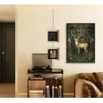 thumbnail image 4 of william morris animal wall art Fox rabbit sika deer Canvas Posters Prints Forest Wild Animal Pictures Paintings Gothic Botanical Floral Oil Wall Decor for Bedroom(only canvas), 4 of 6