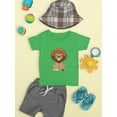 thumbnail image 3 of Cute Sitting Lion T-Shirt Infant -Image by Shutterstock,  6 Months, 3 of 4
