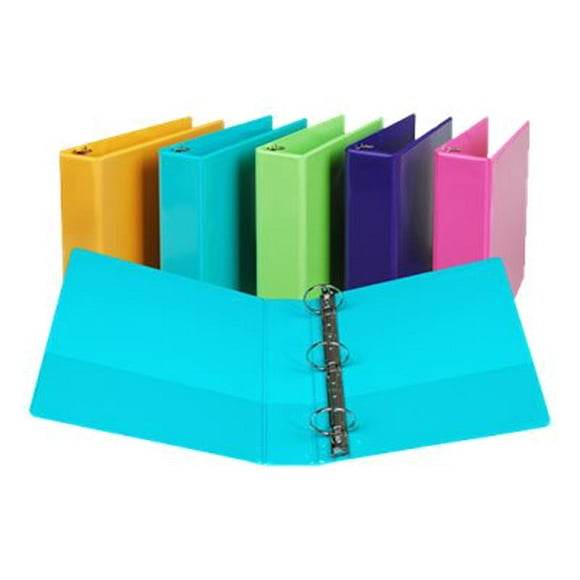 Samsill Fashion U86 Classeur à Anneaux Format Lettre, Turquoise, Lot de 2