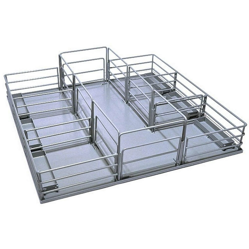 Little Buster Toy Heavy Duty Metal Feedlot Pens Feeders Gray 500231