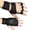 Black, variant on 7829 Lifting Gloves with Wrist Straps for Powerlifting, Pull up, Deadlifting