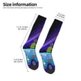 thumbnail image 3 of Saiise Scooby-Doo M Funny Socks Men Women Boys Kids Adults Novelty Graphic Crew Tube Socks Crazy Design Casual Dress Socks for Sports,Running,Travel, 3 of 7