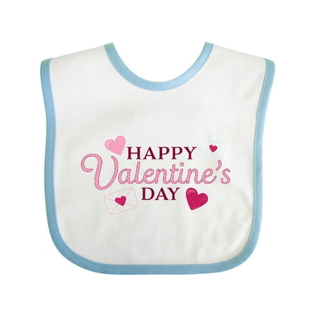 

Inktastic Happy Valentine s Day Gift Baby Boy or Baby Girl Bib
