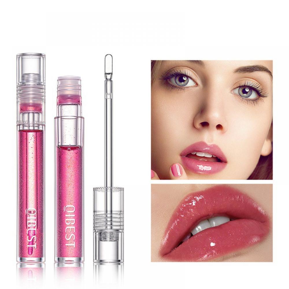 Shimmer Lip Gloss, Extra Poppin Clear High Shine Moisturizing Lip