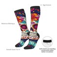 thumbnail image 4 of Logiee Dead Day Party Print Gift Stocking Stuffers,Adult Stockings,Novelty Socks,Funny Socks Birthday Running Walking Sleeping, 4 of 6