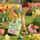 thumbnail image 5 of Bolso de mano no tejido de Pascua, bolsa de regalo reutilizable no tejida para compras, fiesta de huevos de Pascua, bolsa de regalo no tejida, 5 of 6
