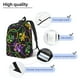 thumbnail image 3 of Balery Mardi Gras6 Mochila Clásica Impresa Básica para Viaje, Mochila Escolar Resistente al Agua, Mochila de Lona con Correas Ajustables-Medium, 3 of 5