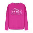 thumbnail image 4 of 2023 Chandail en Molleton de Mode pour Femmes 50 % de Rabais Liquidation Mode Décontractée Manches Longues Col Rond Imprimé Chandail en Molleton Dames Hauts Blouse, 4 of 6