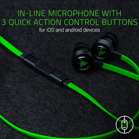 Razer Hammerhead Pro V2 Earbuds Custom Tuned Dual Driver Technology In Line Mic Volume Control Aluminum Frame Walmart Canada