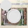 thumbnail image 3 of Ambesonne Landscape Place Mats Set of 4, Summer Garden Flowers, Standard Size, Multicolor, 3 of 6