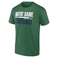 thumbnail image 2 of Men's Green Notre Dame Fighting Irish On The Game T-Shirt, 2 of 3