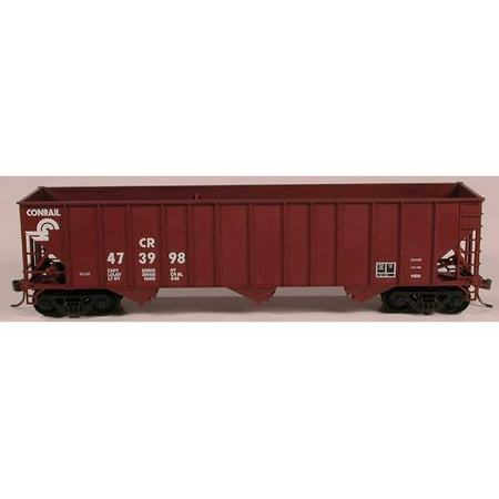 Bowser HO Scale 100 Ton 3 Bay Coal Hopper Conrail CR Brown 