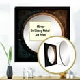 thumbnail image 3 of Designart "Ancient Cosmic Cartography Celestial Mapping II" Astrology Square Mirror Wall Decor Modern - Large Gold Square Bathroom Mirror - Square Printed Wall Mirror Art, 3 of 5