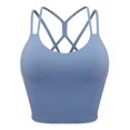 thumbnail image 4 of Tinglu Sling Tube Top Fitness Yoga Vest Pads Wrapped Chest Tank Tops Sport Bras, 4 of 8