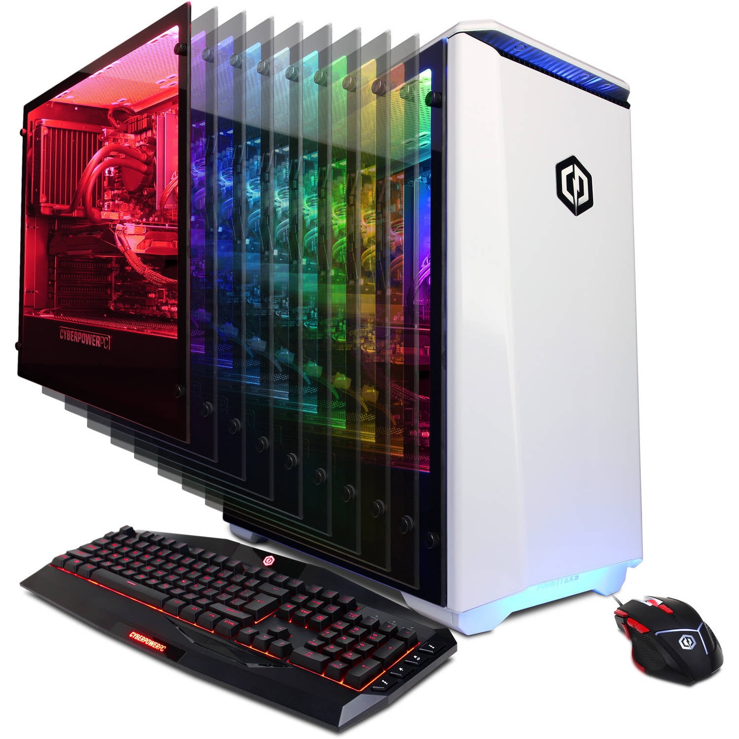 CYBERPOWERPC Gamer Xtreme Liquid Cool GLC4400W Gaming Desktop PC with Intel Core i7-7700K Processor, 16GB Memory, 1TB... by CyberPowerPC