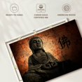 thumbnail image 6 of Elephant Stock Grunge Buddha Wall Art - Horizontal Canvas Wall Art - Living Room Wall Decor - Religion And Spirituality Canvas - Gray And Brown Decor - 24" x 16", 6 of 8