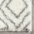 thumbnail image 2 of Well Woven Langone Ivory Super Thick & Soft Tribal Diamond Area Rug 3x5 (3'11" x 5'3"), 2 of 9