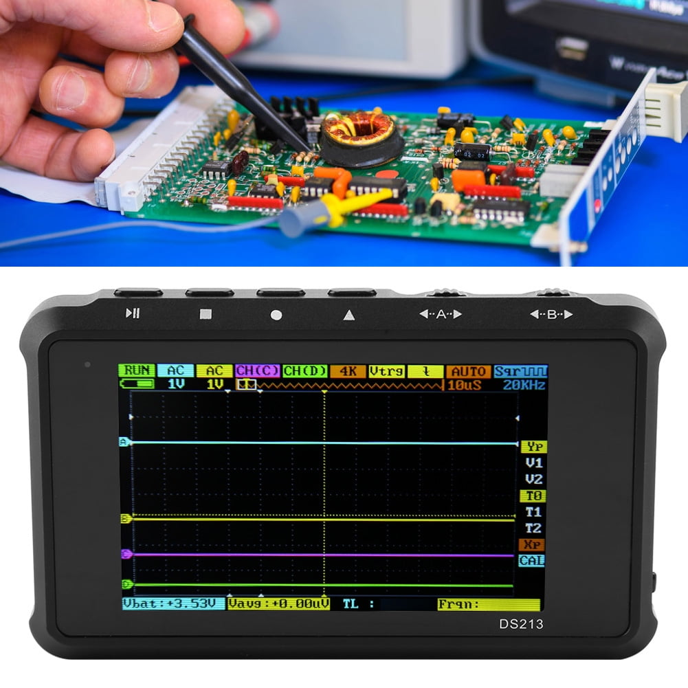 Oscilloscope, LCD Oscilloscope, Powerful Waveform Processing Ability