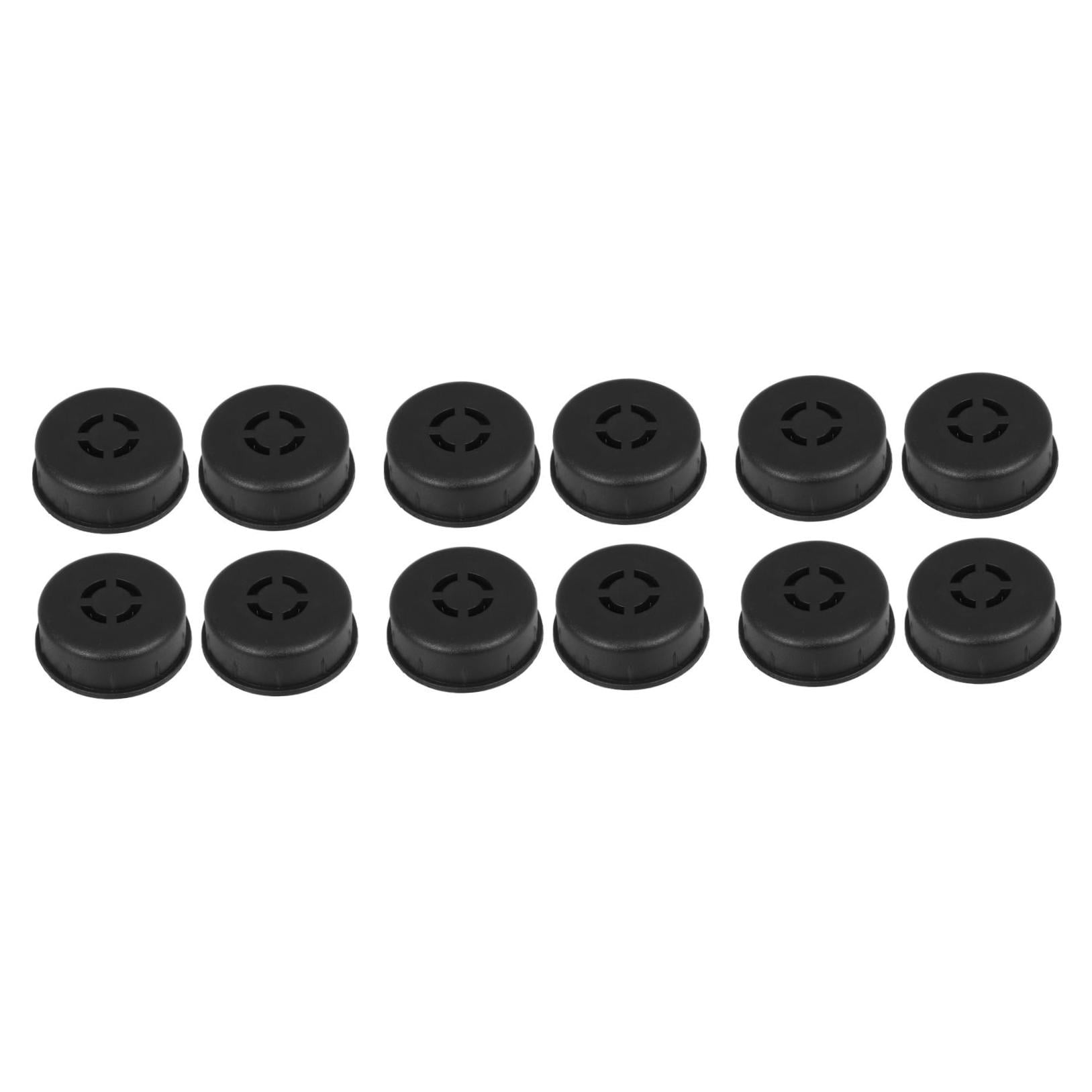 UPGRATOR 12-Pack Low Profile Silent Swivel Caster Wheels for Office Chairs, Furniture, Cabinets, and Small Equipment Replacement