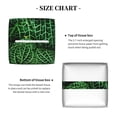 thumbnail image 5 of Logiee Tissue Box Cover 5X5X5'' PU Leather Tissue Holder Square Tissue Cube Box Organizer for Bathroom Vanity Countertop,Car,Night Stands,Office,Home,Kitchen (Natural Green Leaves), 5 of 8