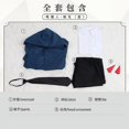 thumbnail image 3 of Anime Power Cosplay motosierra hombre Cosplay chaqueta azul peluca y pantalón uniforme Neutral traje Halloween disfraz de fiesta de Navidad, 3 of 3