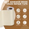 thumbnail image 4 of Uxcell Ruban de Réparation Grain de Bois Auto-Adhésif, Patch de Réparation Grain de Bois Réaliste Multi-Usage pour Meubles Chêne Blanc 33'x 3 Pouces, 4 of 7