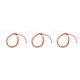 thumbnail image 5 of Qarigey de cuerda Joyería estética Pulseras boho para niñas adolescentes Naranja + Blanco Type1 NO1, 5 of 6