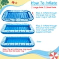 thumbnail image 4 of Balsa flotante inflable para perros BINGPET para piscina de verano azul, 4 of 7