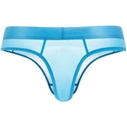 JOCKMAIL Sexy Ice Silk Men bikini underwear Men's briefs Lace Panties