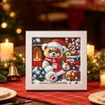 thumbnail image 4 of Christmas Diamond Art Kit, 7.09in Christmas printed canvas with Frame Holiday Craft Gift, 4 of 5