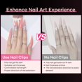 thumbnail image 4 of Nail Gel 10PCS Nail Tips Clip for Quick Building Extension Nail Plastic Finger Extension Builder for DIY Manicure Nail Art, 4 of 5