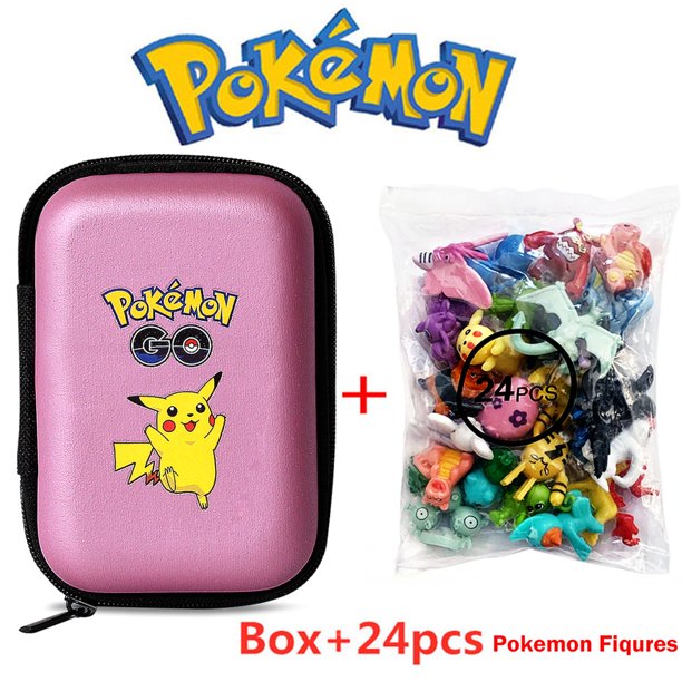 Conjunto de figuras de Pokémon, Set de 24 piezas, 1 bolsa de 2-3cm a granel, minimuñeca de Anime, estatuilla de Pikachu, monstruo de bolsillo pequeño, regalo de cumpleaños