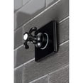 thumbnail image 3 of Kingston KS3040TX French Country Single-Handle Three-Way Diverter Valve with Square Trim Kit in Matte Black, 3 of 9