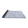 thumbnail image 2 of Ahgly Company Indoor Round Solid Blue Modern Area Rugs, 8' Round, 2 of 4