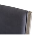 thumbnail image 5 of Saunders Dining Chairs Gray Padded Fabric Seat/Back Brown Acacia Wood (Set of 2), 5 of 7