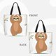 thumbnail image 2 of Easygdp Cute Sloth In Yoga Pose Tree Bolsa Tote para Mujer, Bolso de Hombro para Trabajo, Playa, Viajes, Compras y Supermercado, 2 of 7