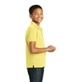 thumbnail image 3 of Port Authority Youth Core Classic Pique Polo-XL (Lemon Drop Yellow), 3 of 6
