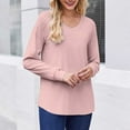 thumbnail image 7 of Black**Friday on Sale ChaoHeng Pullover Sweaters for Women Women's Solid Color V-Neck Pullover Sweater,Fashion Loose Top for Fall Winter, 7 of 7