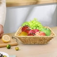 thumbnail image 1 of Cesta de Pan Tejida Macarena Frutero de Cocina Cesta de Bandeja para Servir Multiusos, 1 of 8