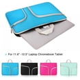 thumbnail image 5 of 11.6"-12" Laptop Sleeve Case Carry Bag Notebook Case Cover For MacBook Samsung Chromebook HP Acer Lenovo, Black, 5 of 9