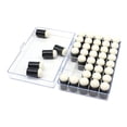 thumbnail image 2 of 40x Finger Sponge Daubers with Box for Ink Pads Finger Painting Sponge Drawing Sponge for Arts Craft DIY Scrapbook Chalk Accessories Tool Black, 2 of 9