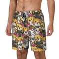 thumbnail image 2 of Fotbe Cute Cat Men’s Swim Trunks Quick Dry Swim Shorts Board Shorts with Mesh Lining-Large, 2 of 9