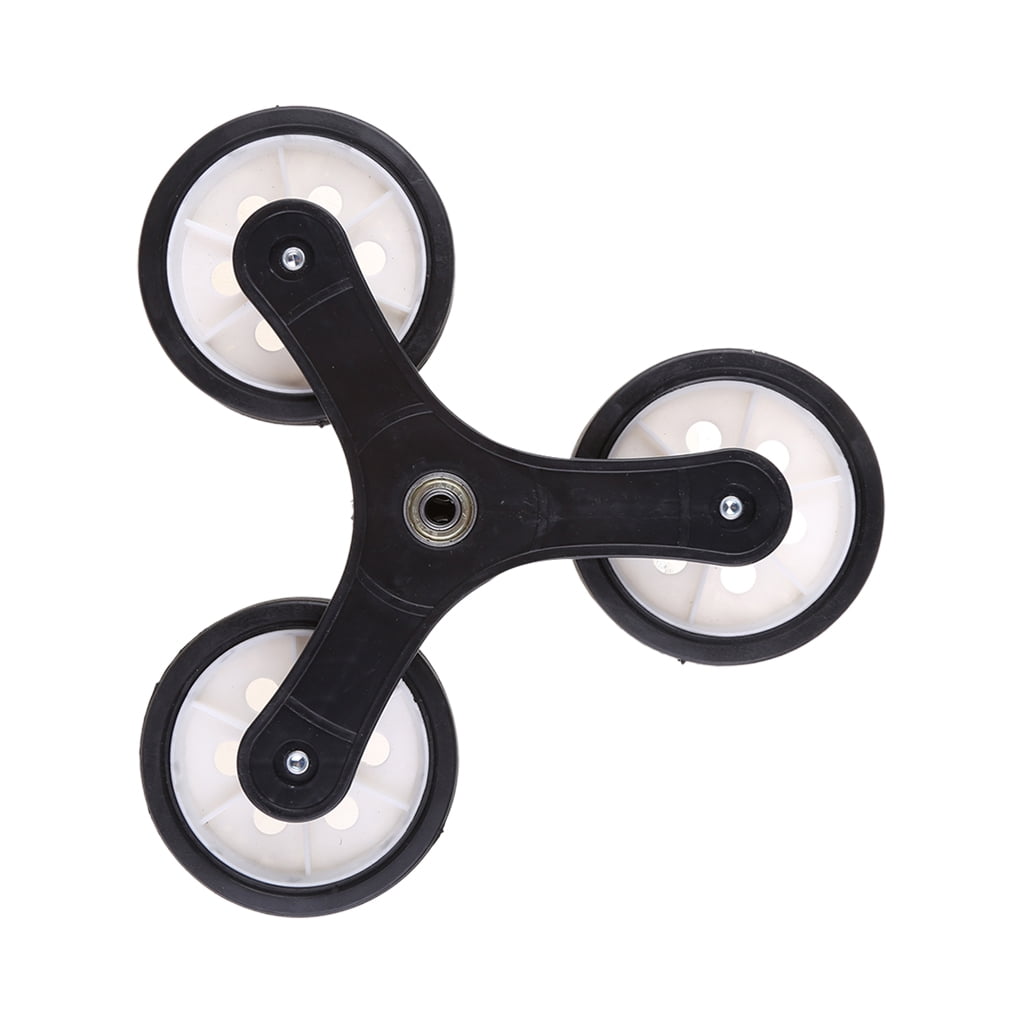 TIERPOP 2Pcs ​Replacement Casters Stair Climbing Shopping Cart Triangles Wheel Sliding Roller Luggage Suitcase Roller