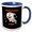 Blue/White, variant on 3drose, Image of Adorable Ghost with Candy Says Yeah Halloween Is Here, 11oz Magic Transforming Mug
