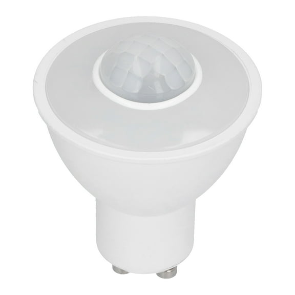 GU10 Bulb Infrared Body Sensing Bulb 5W 500LM LED Bulb for Ceiling Corridor AC100-240V White Light